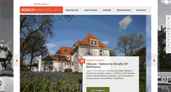 Desktop Screenshot of kochimmobilien.de